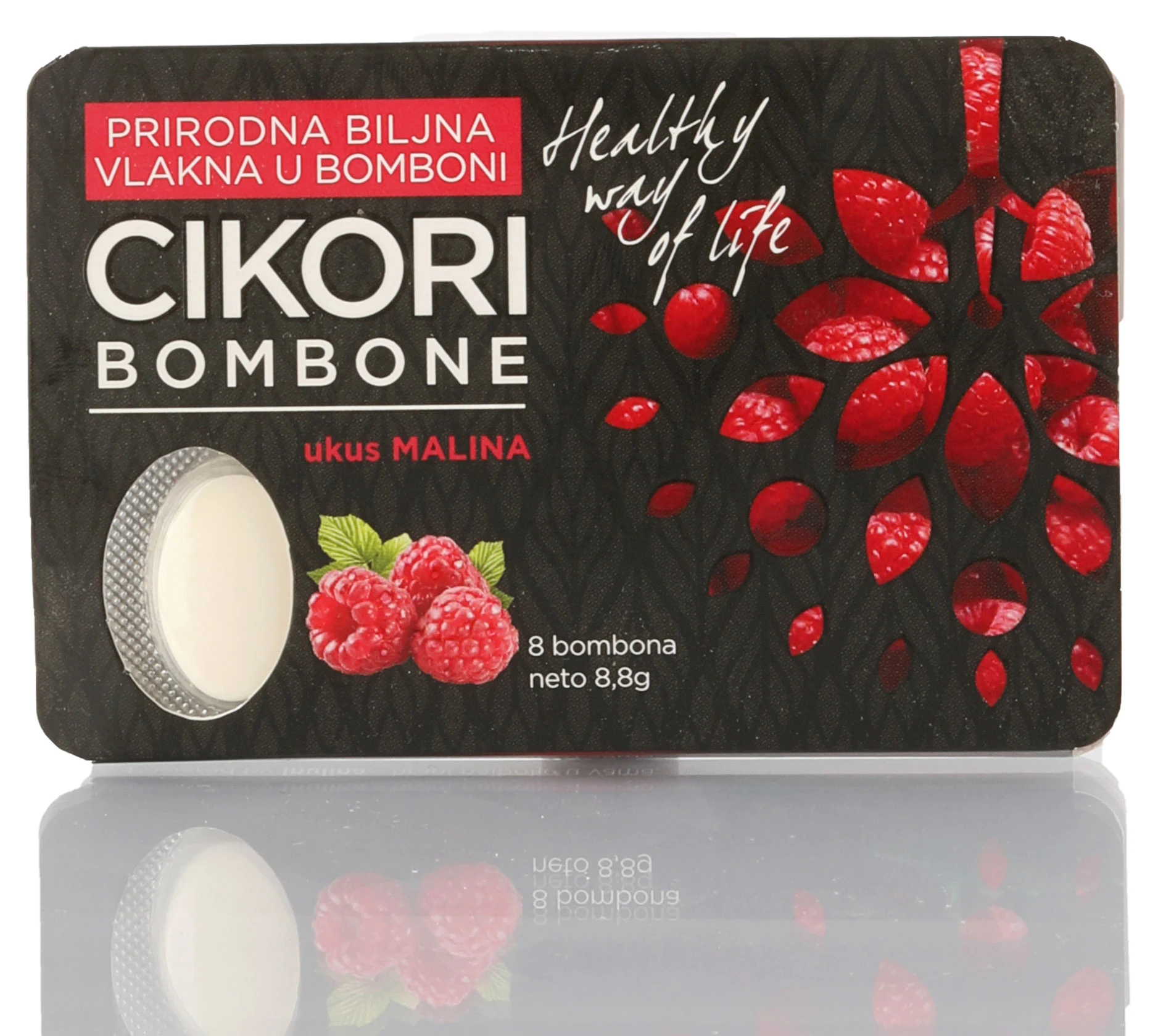 Cikori bombone ukus malina 8.8 g For Natura